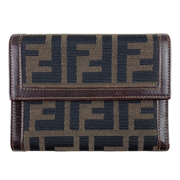 Fendi Handbags - FENDI Zucca Monogram Wallet